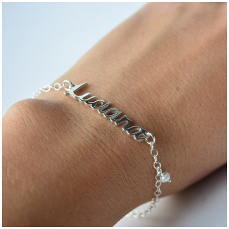 Pulsera de Plata con tu nombre
