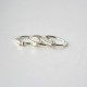 Anillo de plata con mini iniciales y corazón