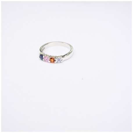 Anillo Birthstone Hijos 3 mm